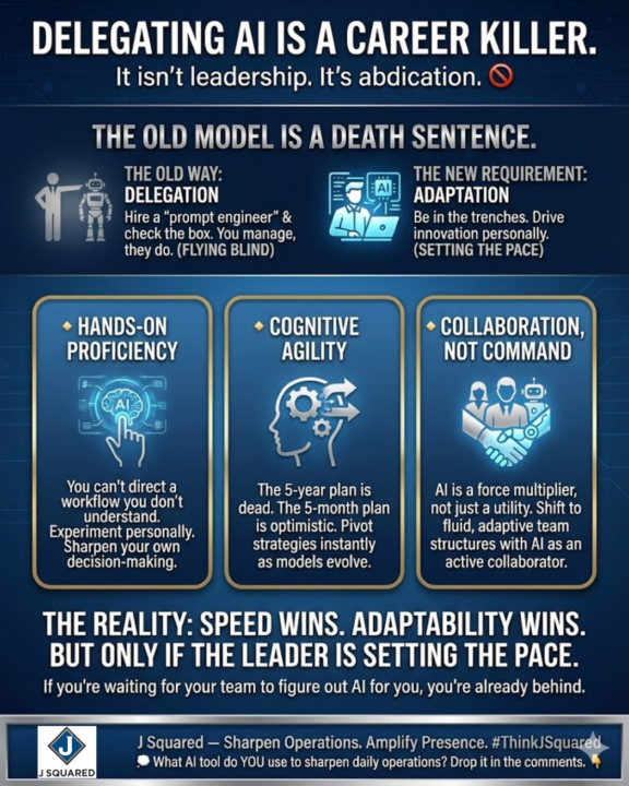 Delegating AI is a career killer.