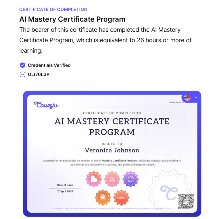 AI Mastery Program Complete 💯