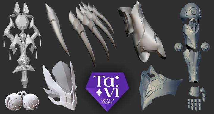 Tavi Cosplay Props