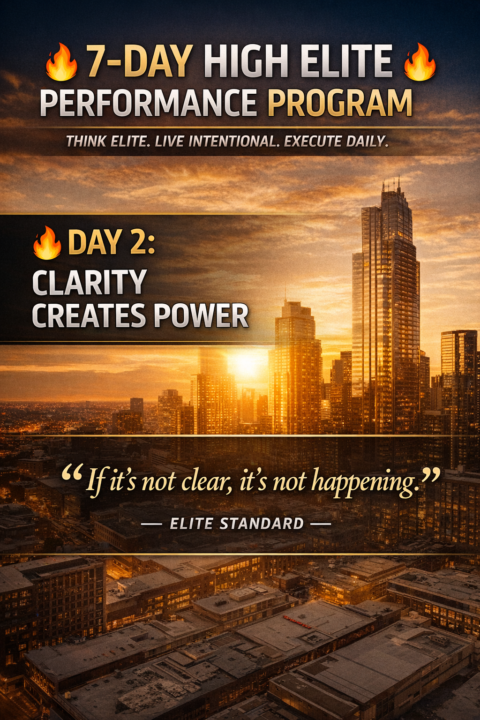 🔹 DAY 2: CLARITY CREATES POWER