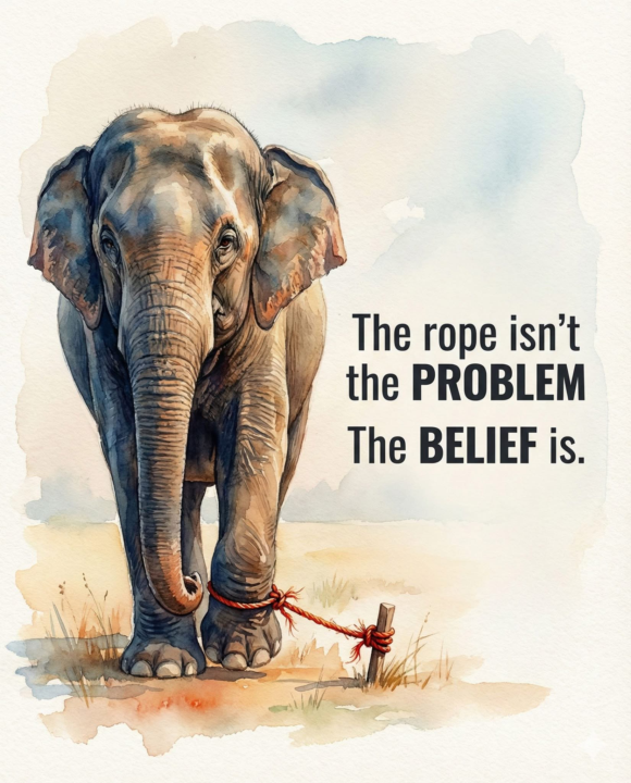 The rope isn’t the problem, the belief is
