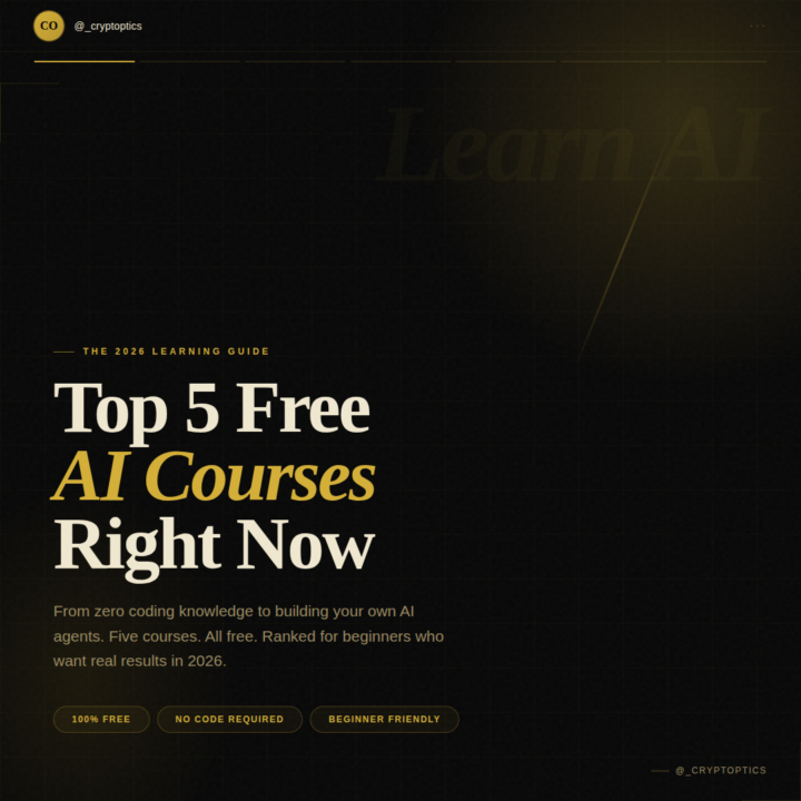 Top 5 Free AI Courses Right Now 🚀