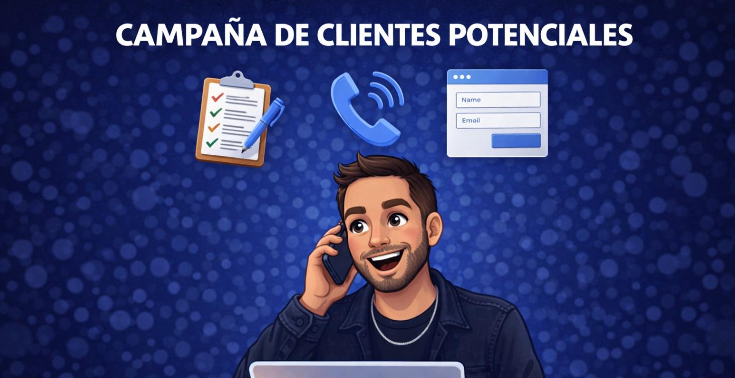 ¡Lanza tu campaña de Clientes Potenciales!