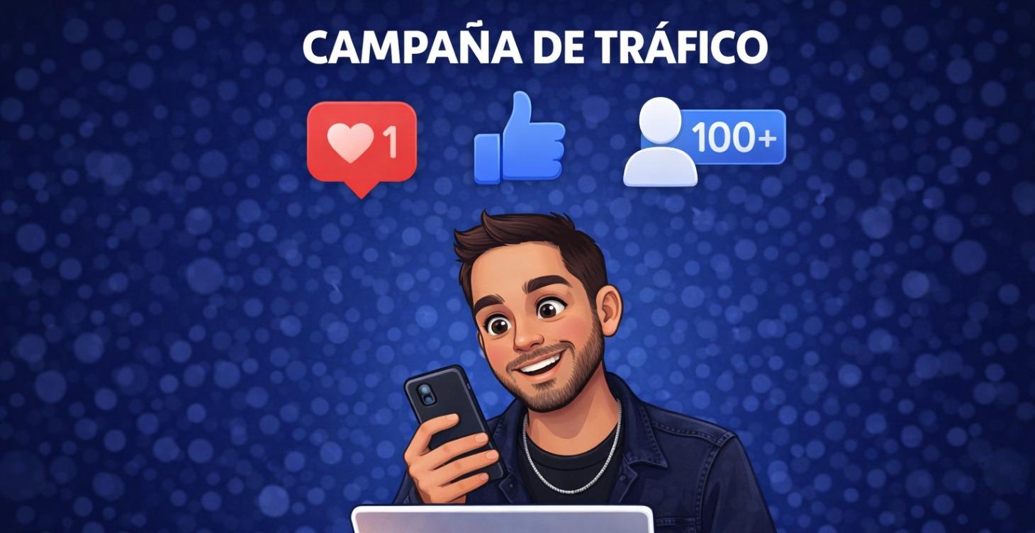 ¡Lanza tu campaña de Trafico!