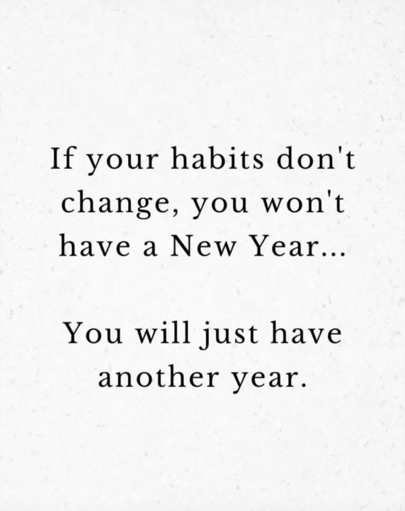 If Our Habits Don’t Change