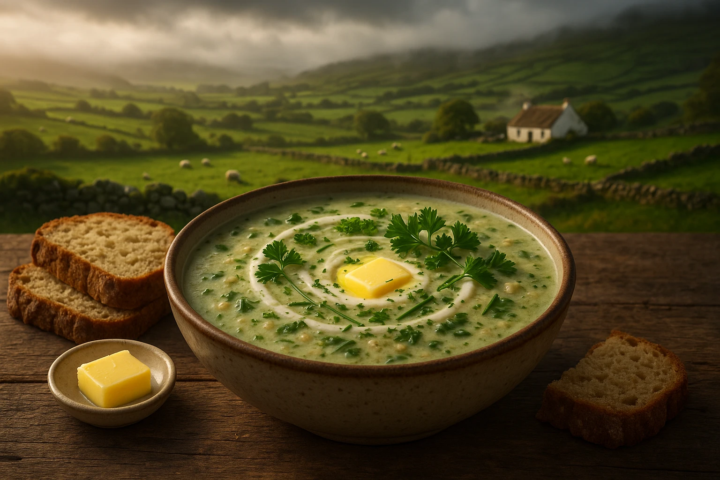 Recipes 'Round The World! 🌍 Ireland: Emerald Isle Oatmeal Soup