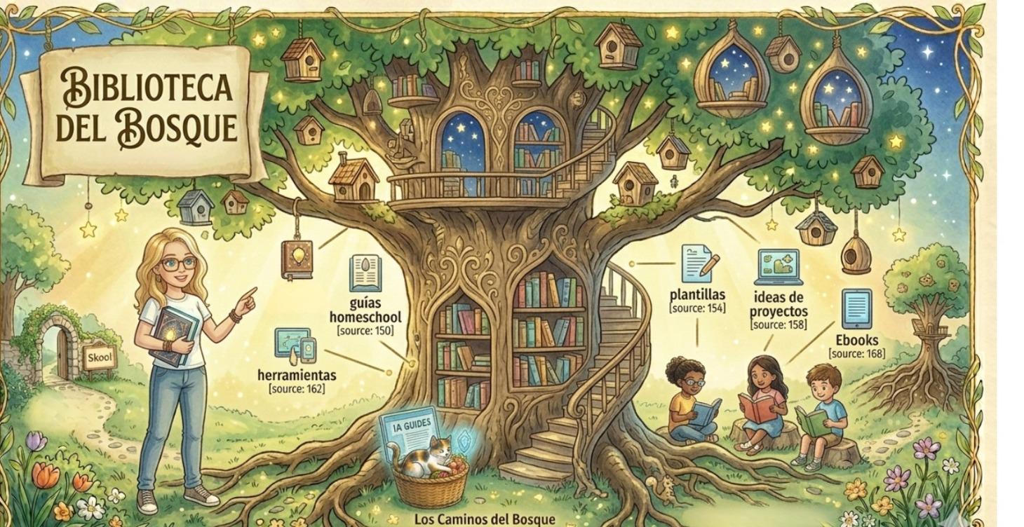 📚 Biblioteca del bosque: recursos para el camino