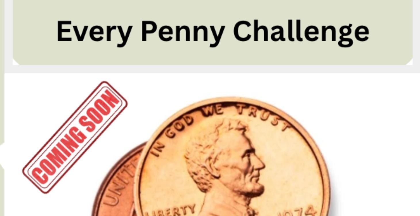 Every Penny Challenge *Coming Soon*