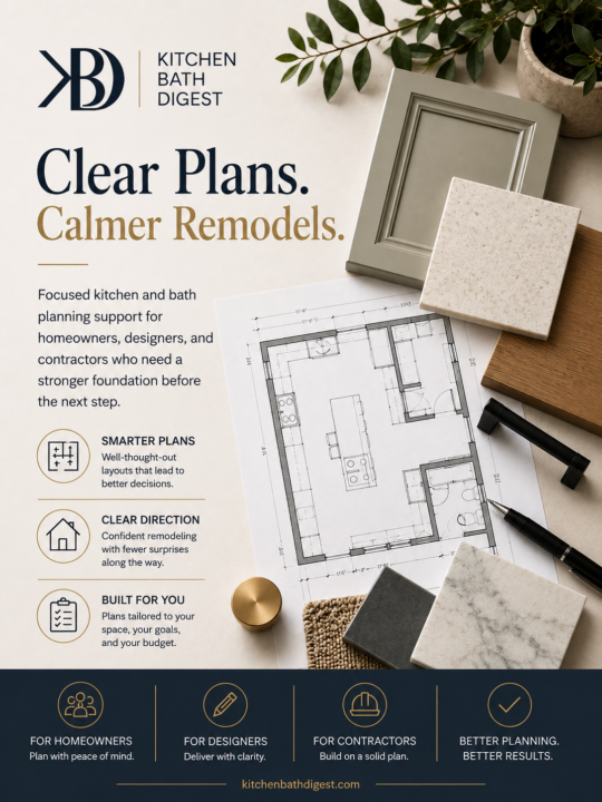 A clearer plan creates a calmer remodel