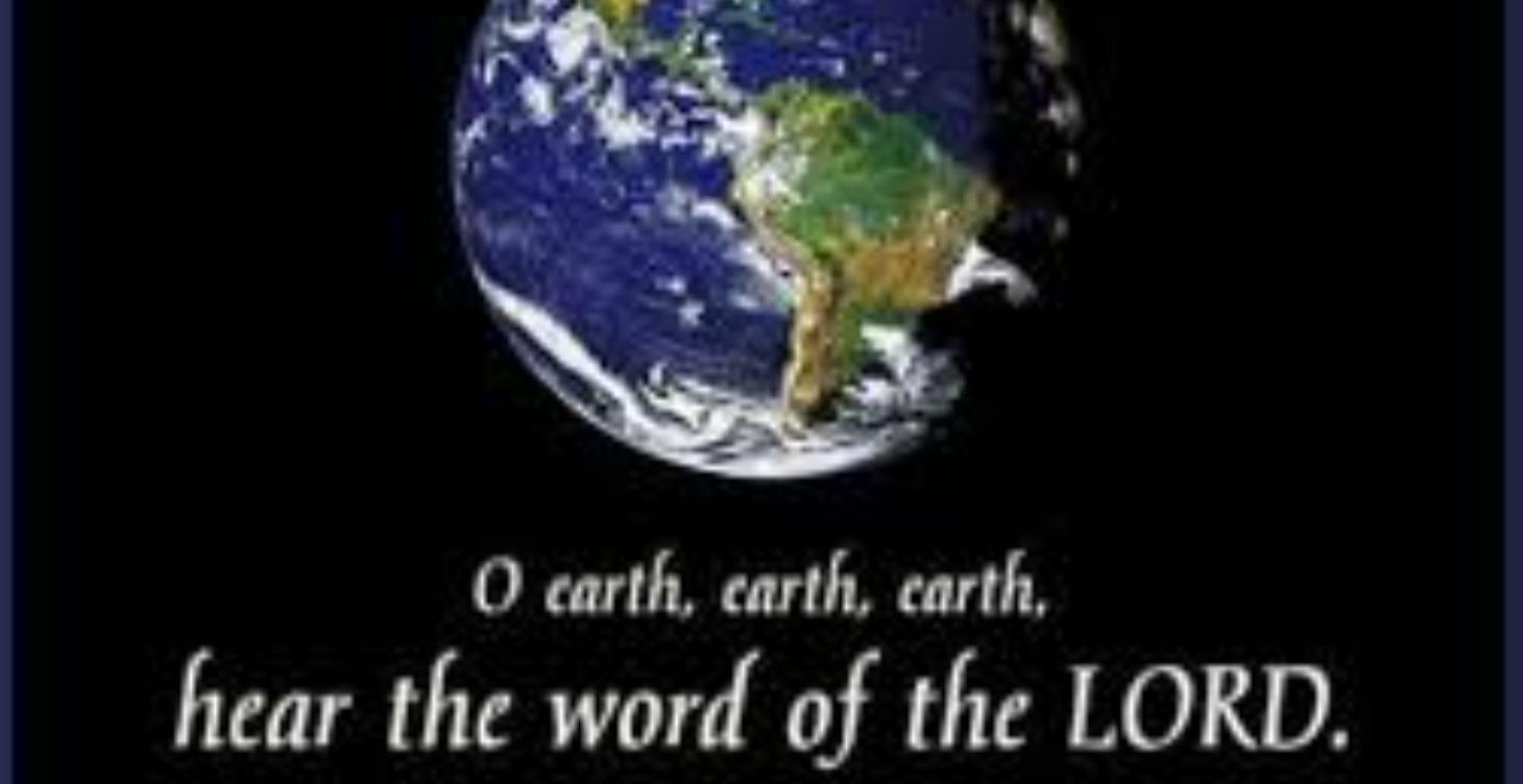THE ECHO OF GOD'S VOICE