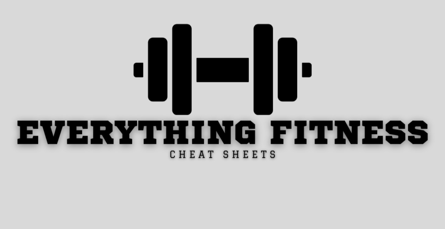 Everything Fitness Cheat Sheets