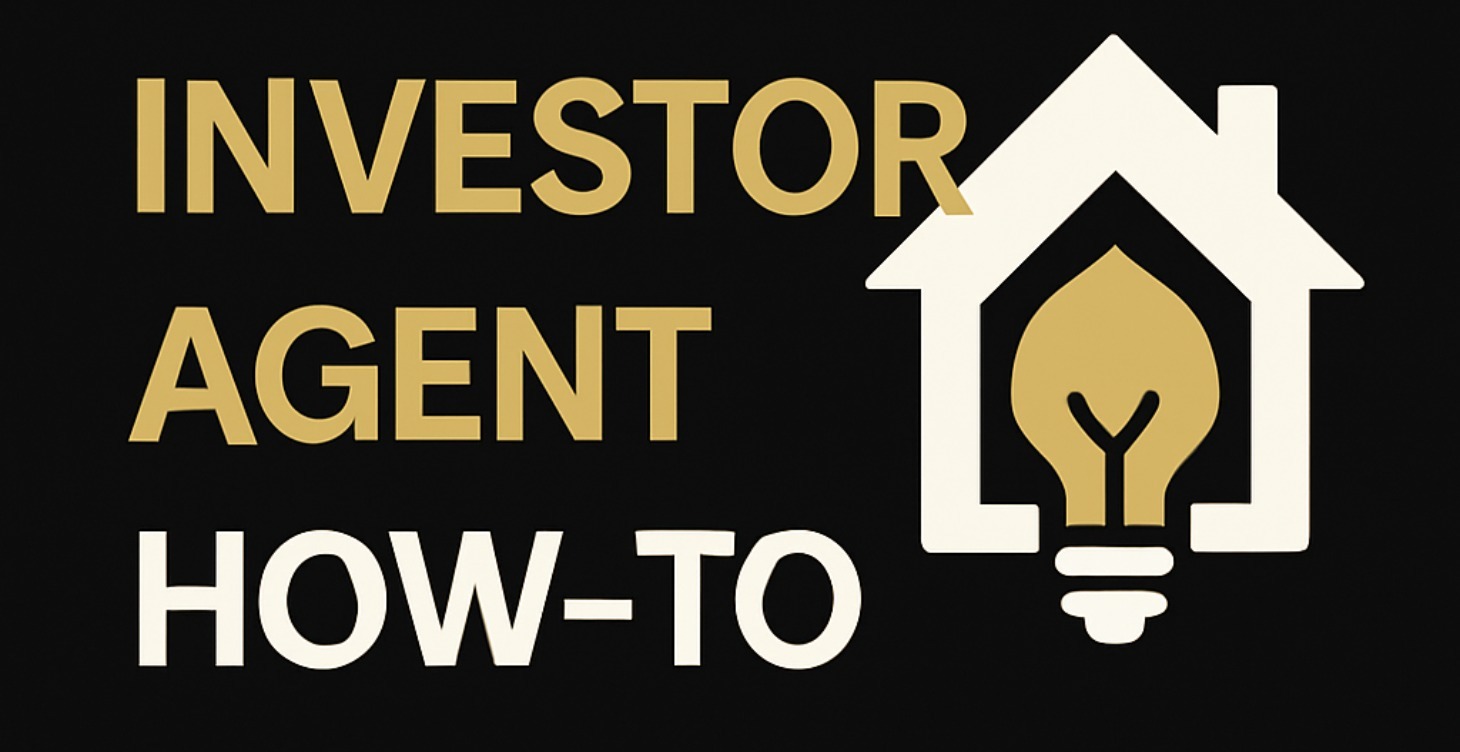 INVESTOR AGENT HOW TO
