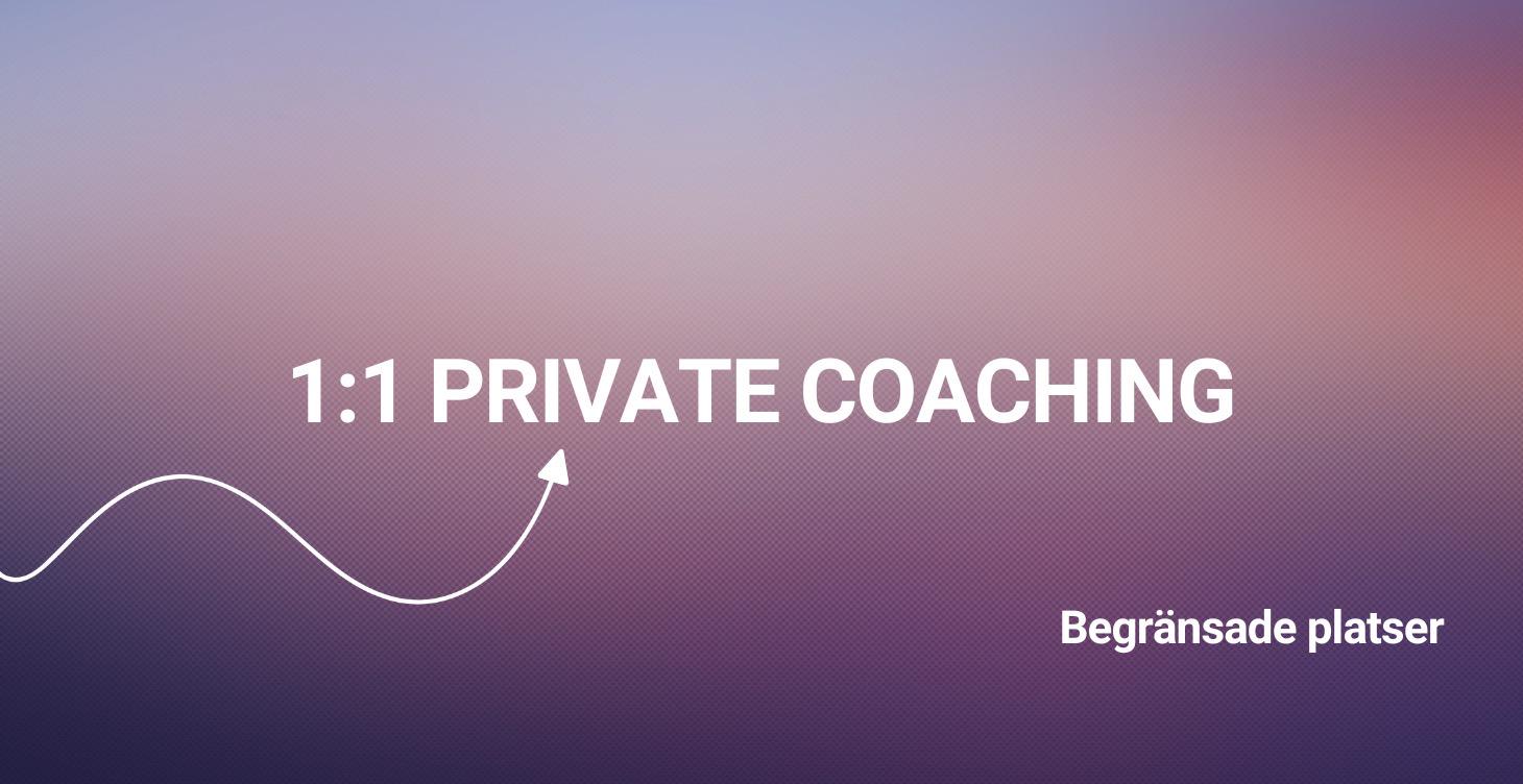 1:1 Coaching