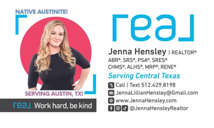 Jenna Hensley Austin Texas Realtor