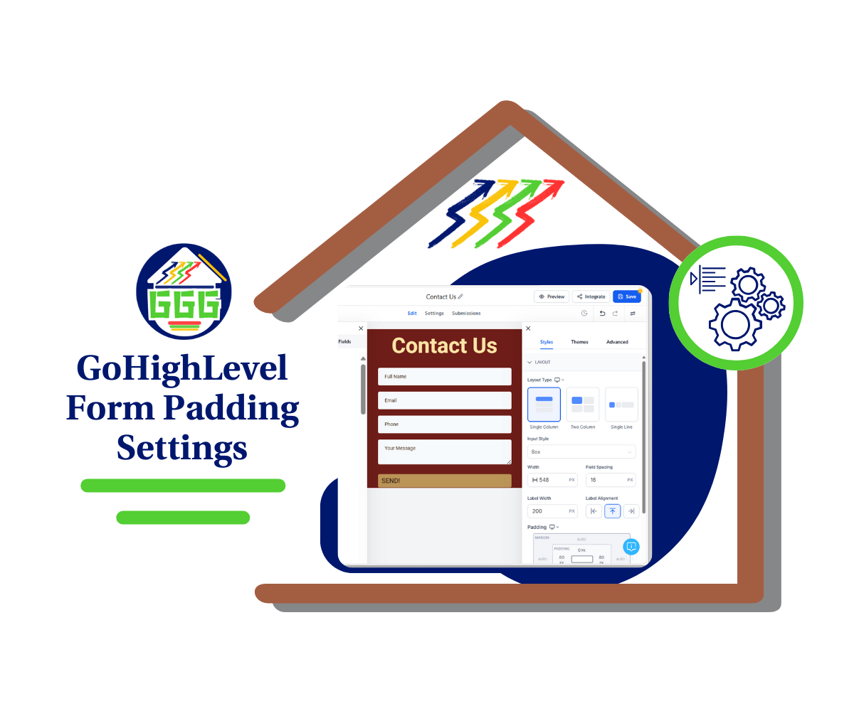 Control Form Padding Top to Bottom · GHL Growth Garage