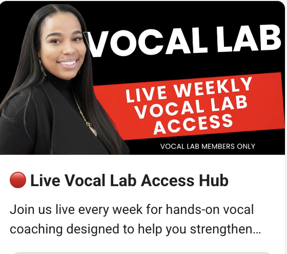 We are 3 days away from the very 1st LIVE Vocal Lab