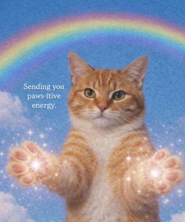 Sending you paws-itive energy ✨️💕🐾