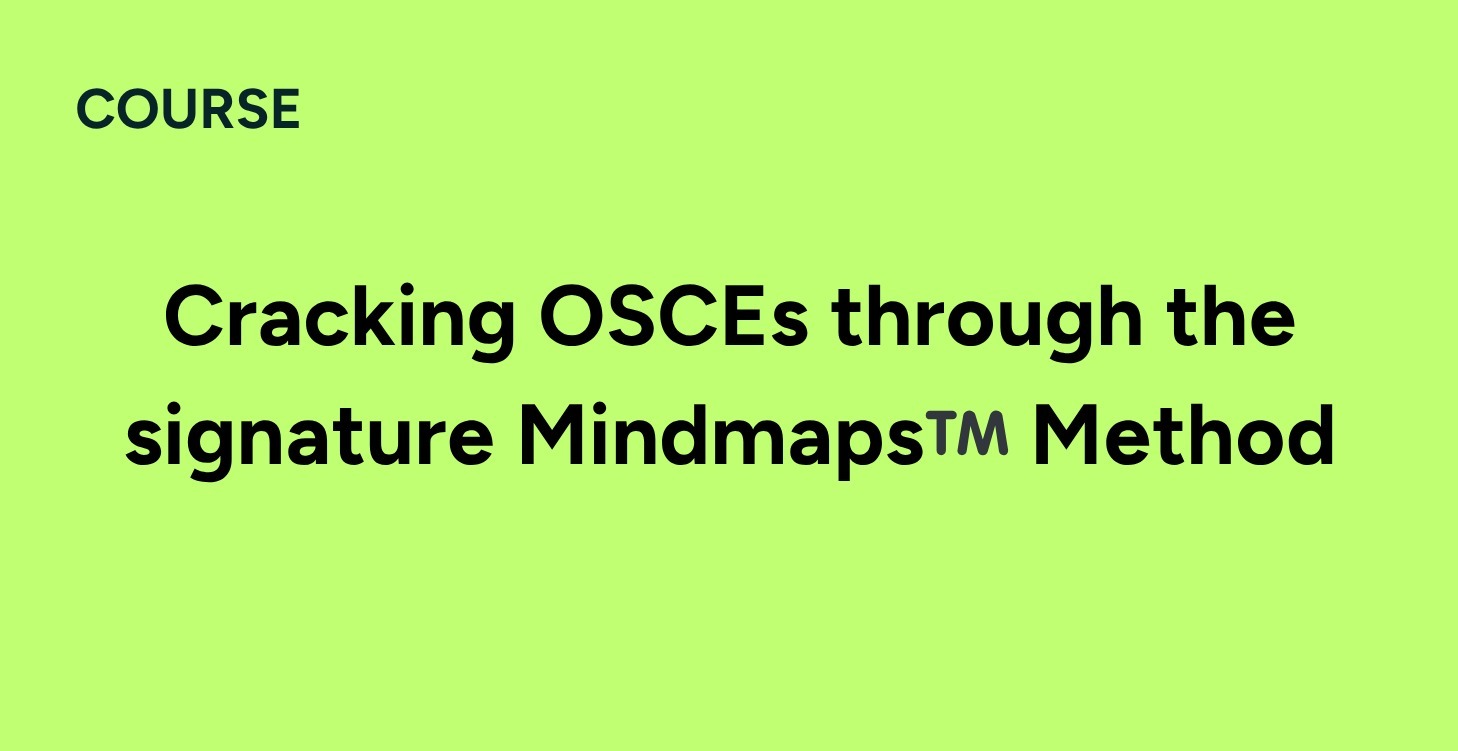 The OSCE Comms Mindmap™ Signature method