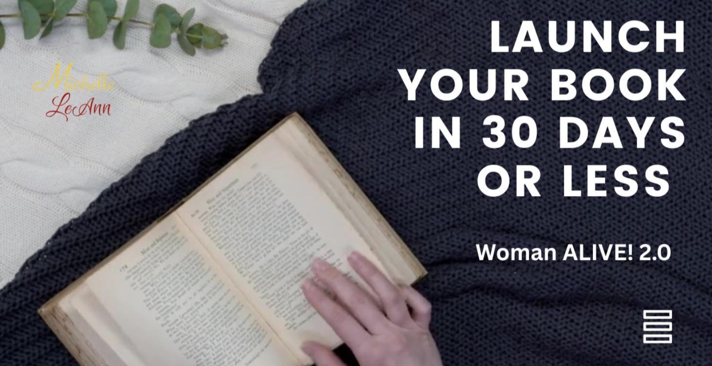 Launch Your Book In 30 Days or Less
