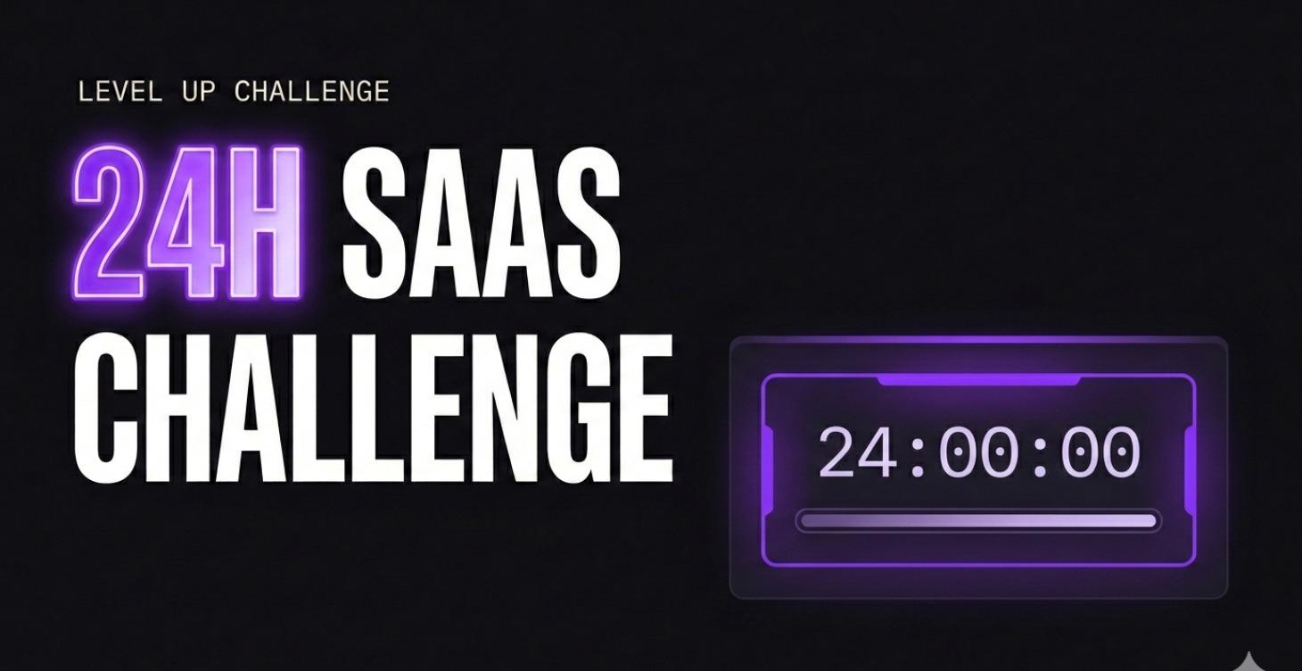 24h SaaS Challenge 🔥