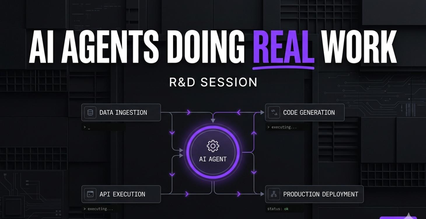 AI agents doing real work