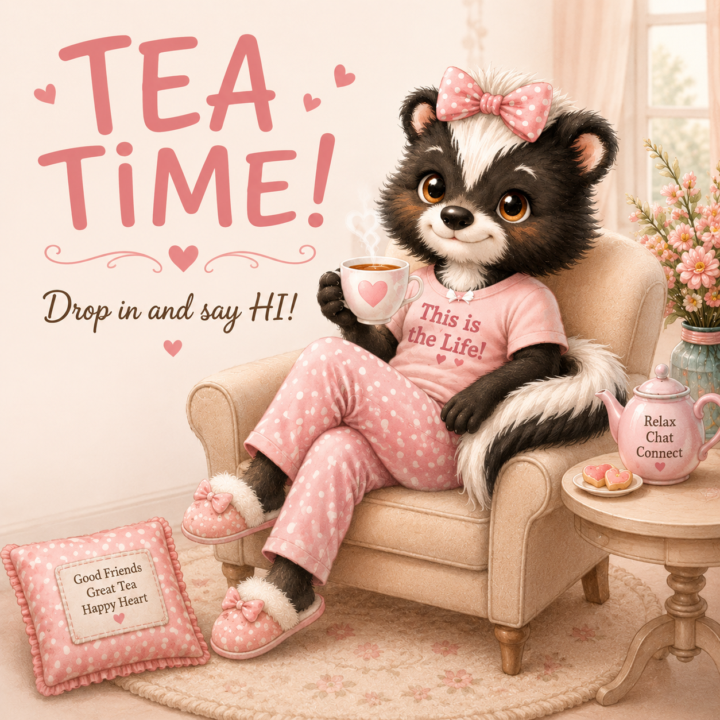 Tomorrow is our Tea Time Chat!