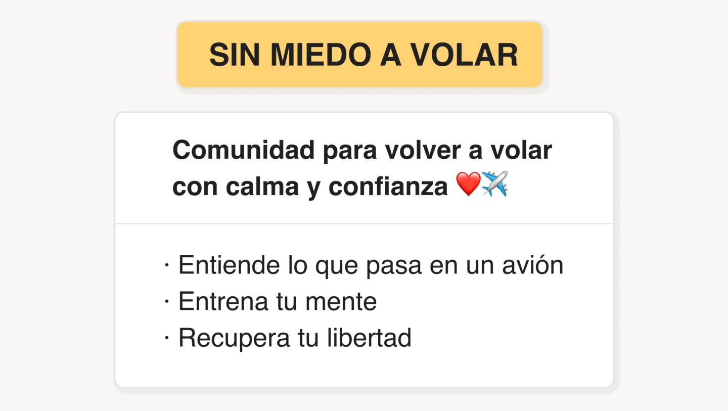 Sin Miedo A Volar