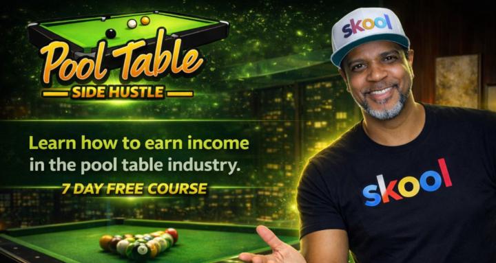 Pool Table Side Hustle