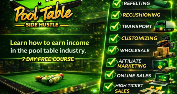 Pool Table Side Hustle