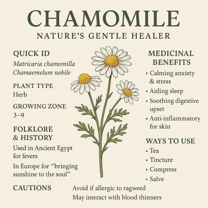 A Chamomile info graphic for you!