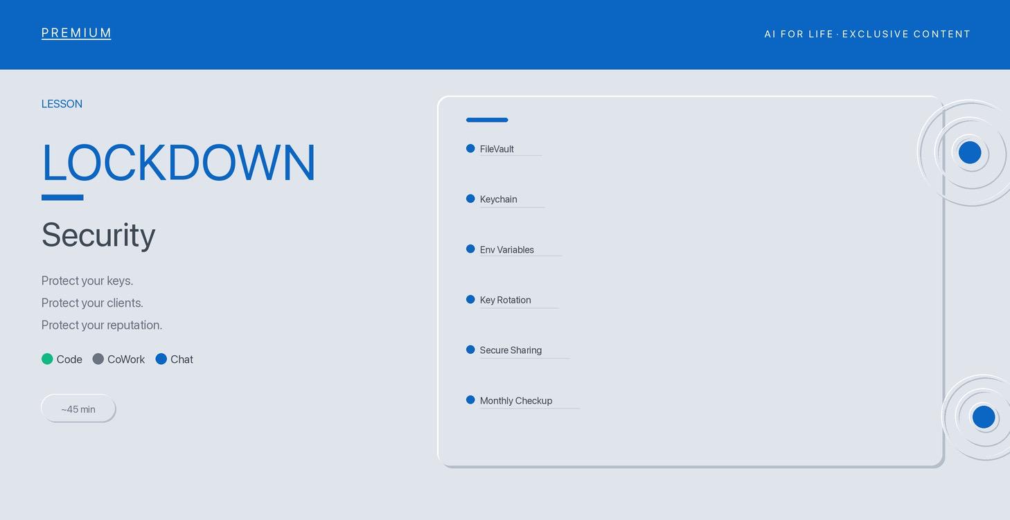 Lockdown: Security for Claude Builders