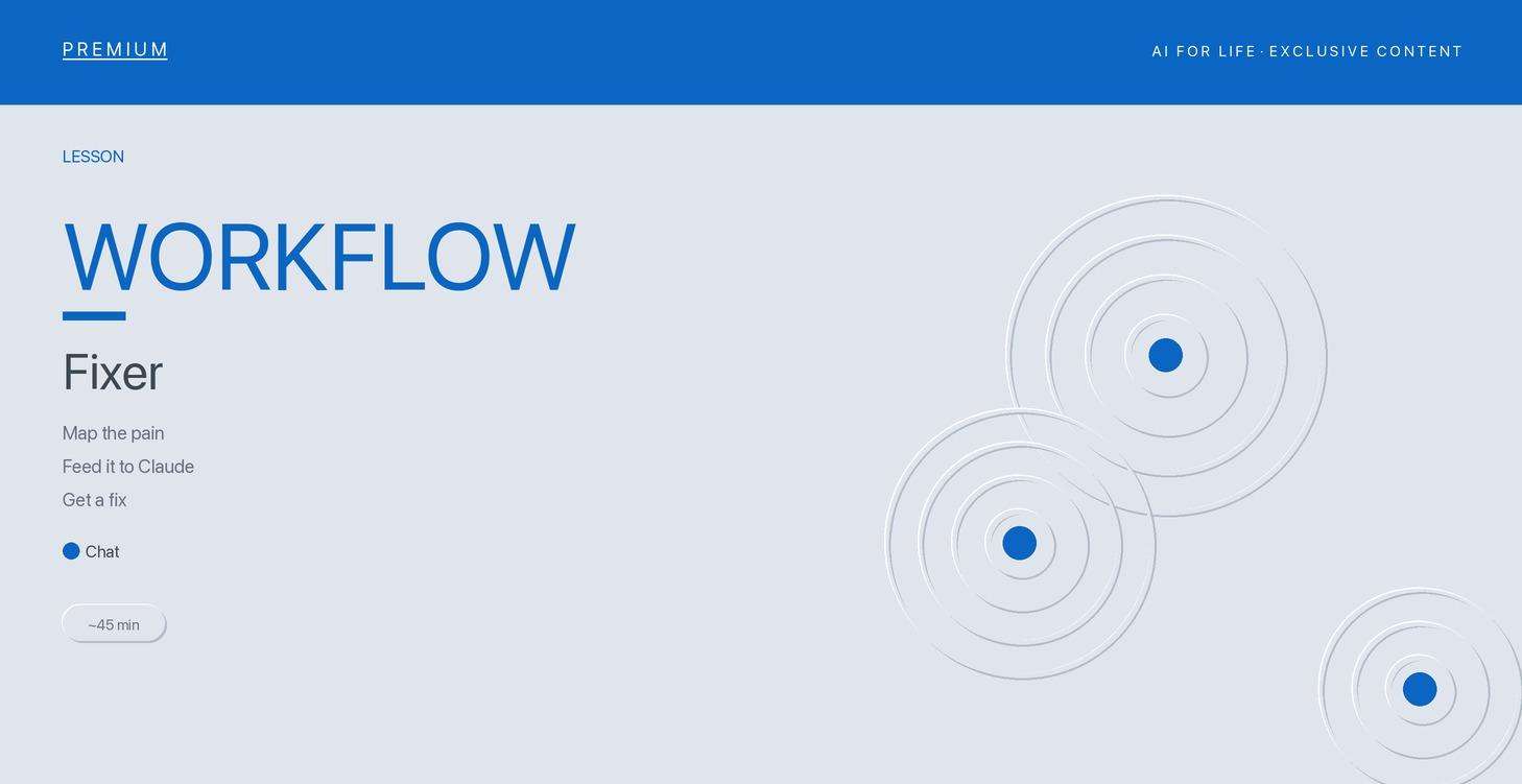 Workflow Fixer: Pain Points to AI Solutions
