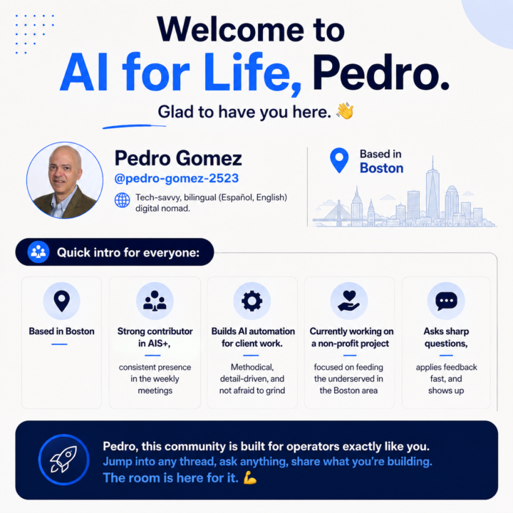 AI for Life New Member, Meet Pedro!