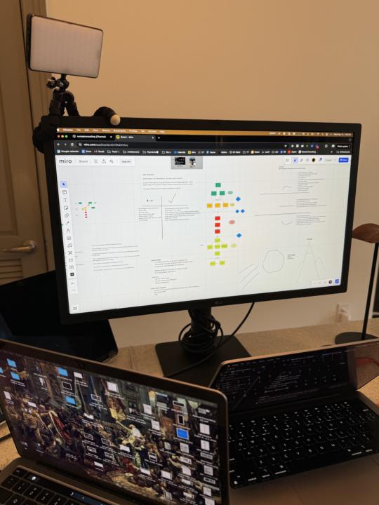 Onboarding call are always a mess on Miro lol