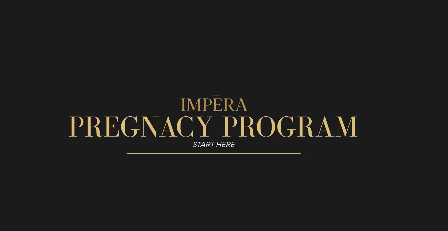 Pregnancy Training Program