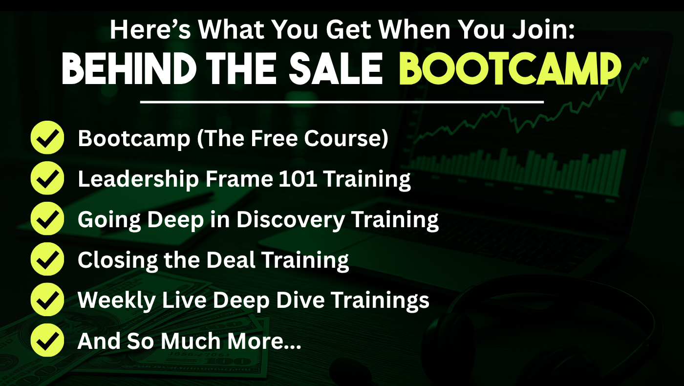 Behind The Sale Bootcamp