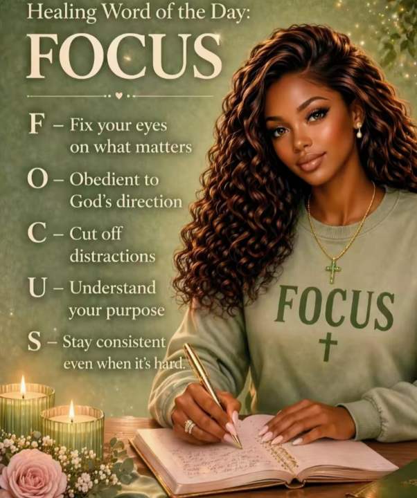 Fix your eyes on what matters 🙏 FOCUS😁