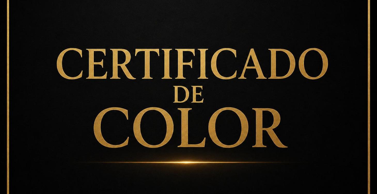CERTIFICADO DE COLOR