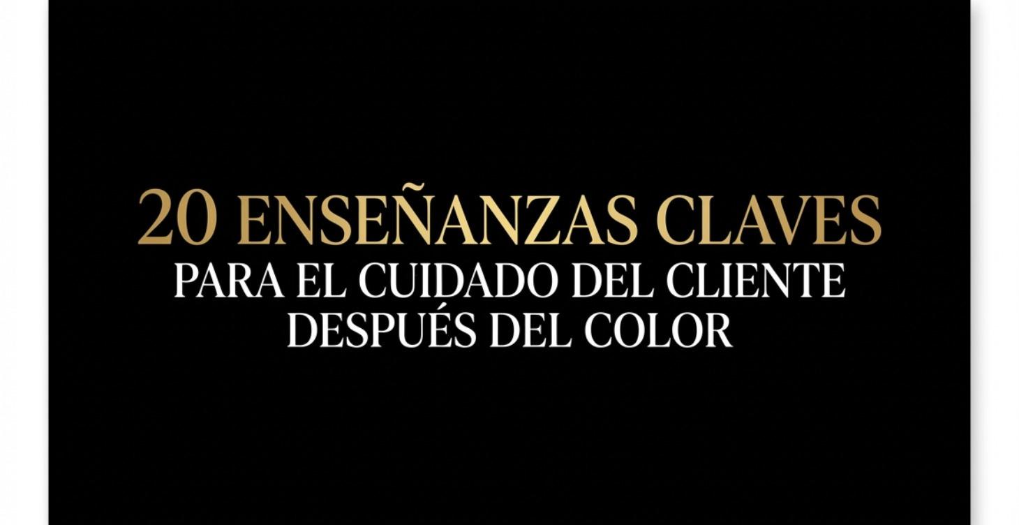 ENSEÑANZAS PARA GUIAR AL CLIENTE A CUIDAR EL COLOR