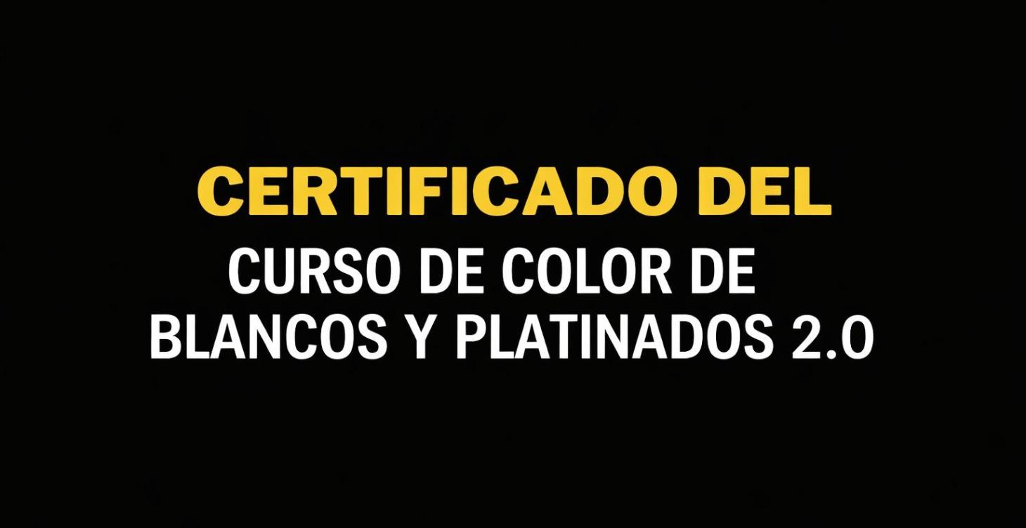CERTIFICADO CURSO DE COLORIMETRIA