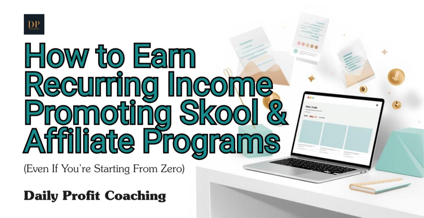 How to Earn Recurring Income Promoting Skool & Aff