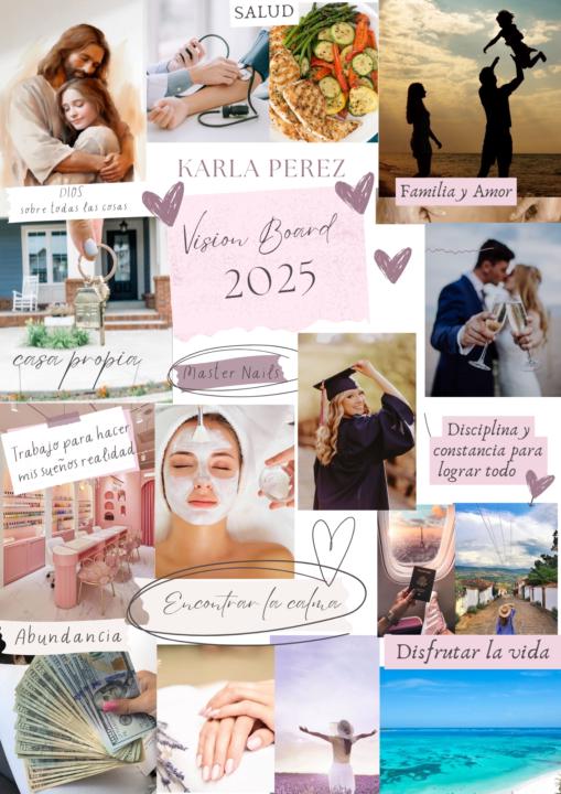 Hola chic@s, les comparto mi Visión Board. 