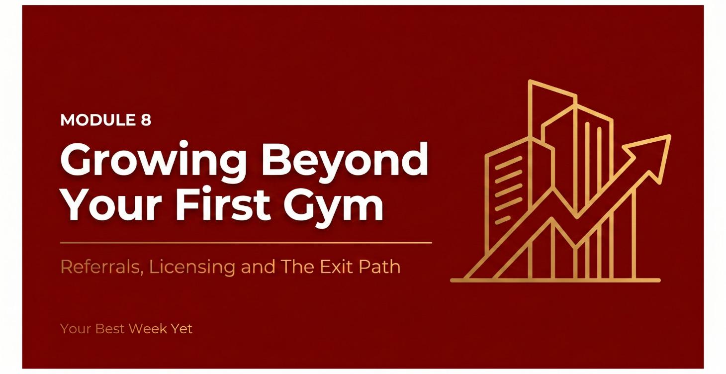 Module 8: Growing Beyond Your First Gym