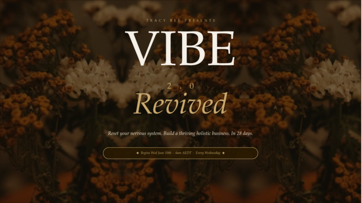 VIBE REVIVED STARTS TOMORROW ✨️