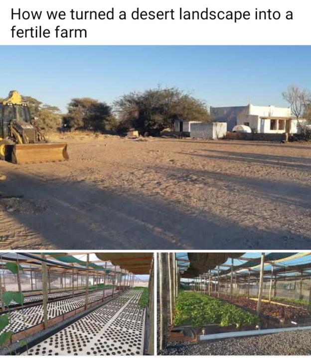 Turn a Desert into a Fertile Farm