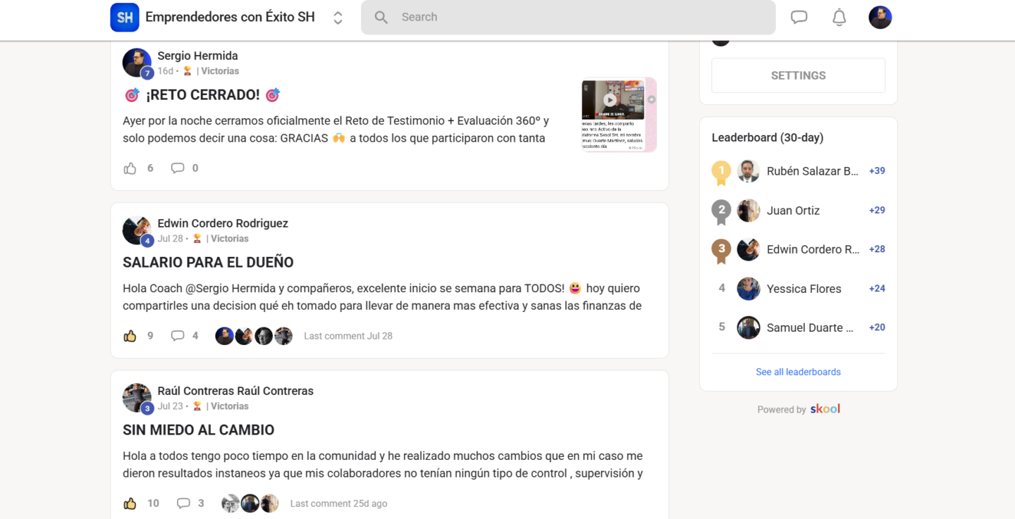 Emprendedores con Éxito SH