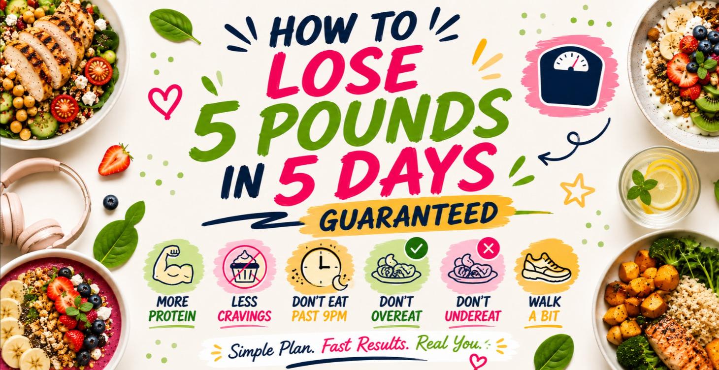 How to Lose 5 Pounds in 5 Days