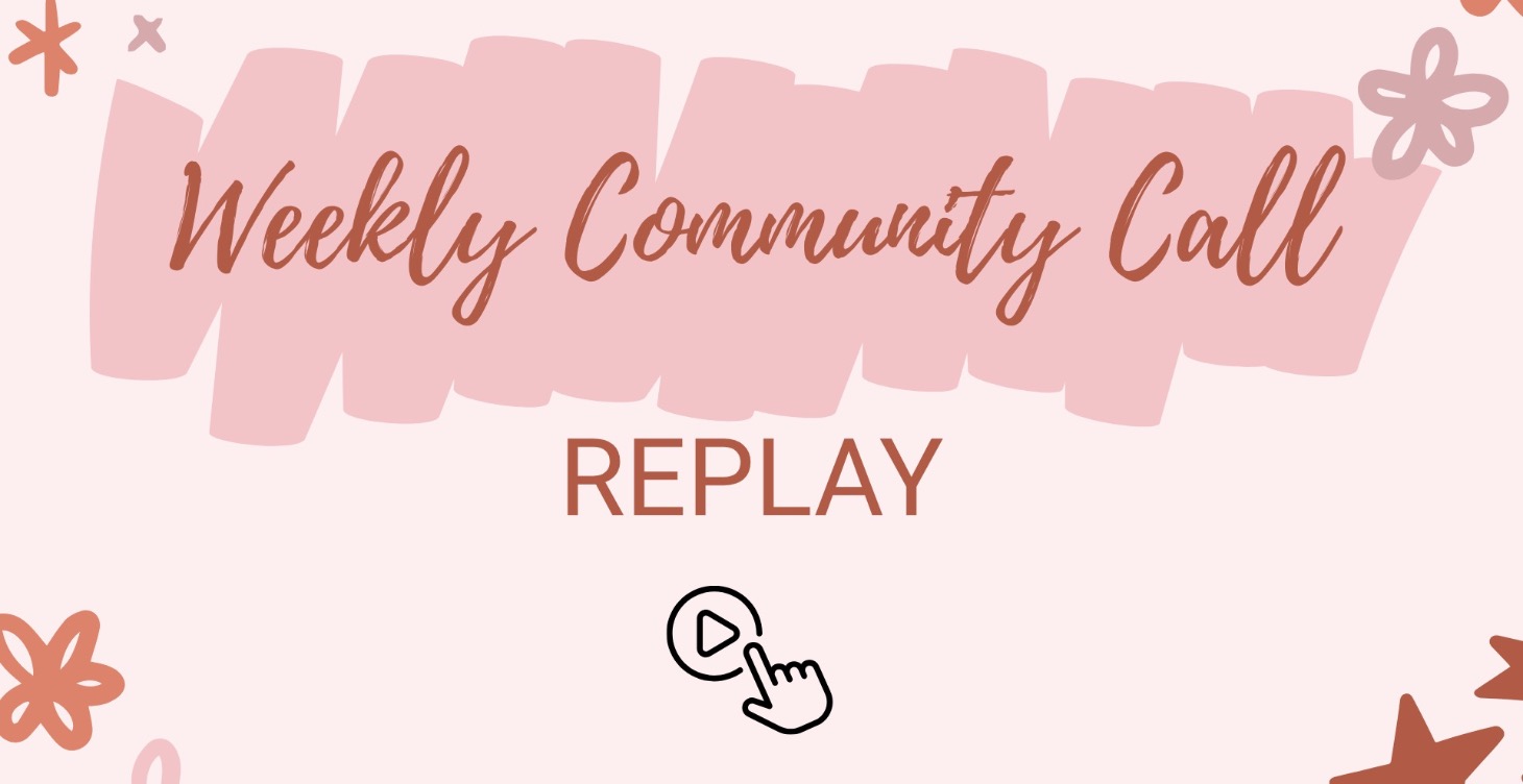 Weekly Community Call