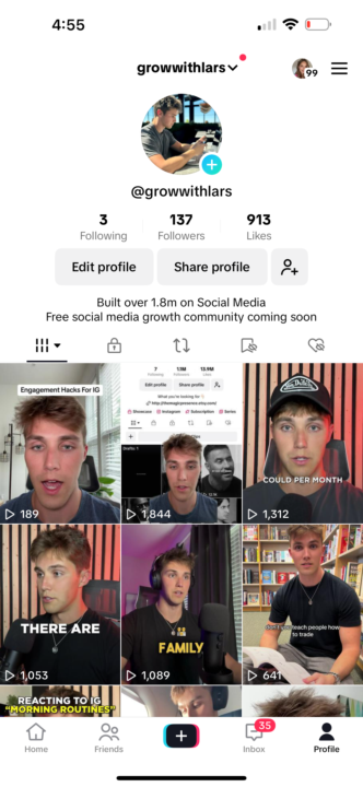 TikTok Account Challenge 
