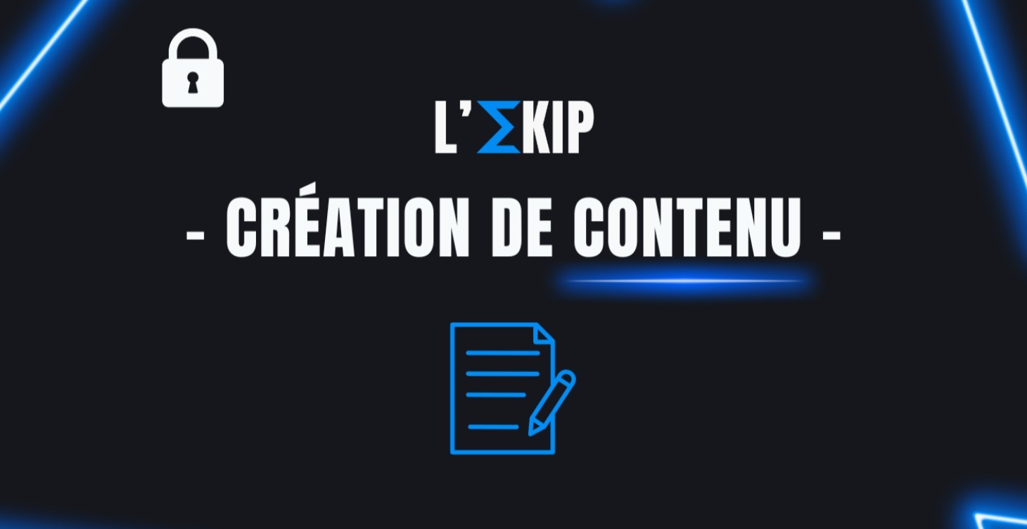 Création de contenu